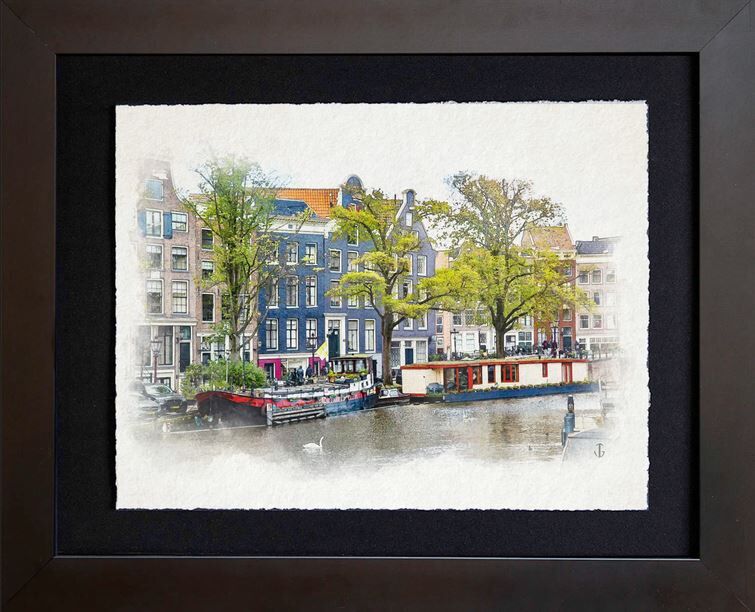 New York, Collectibles, Amsterdam Wall Art By Falcon Pass Studio