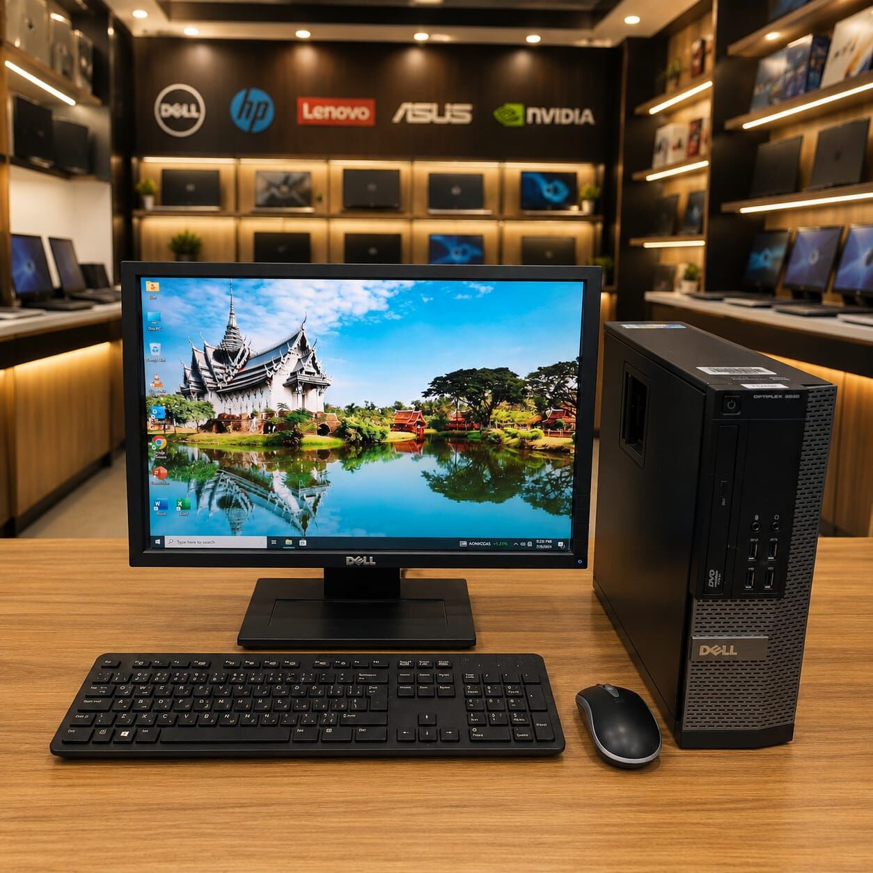 Isa Town, Computers, BHD 32,  Lowest Price Offer DELL Core I5 Computer Full Set + DELL 19" Wide Monitor Price 32BD Only