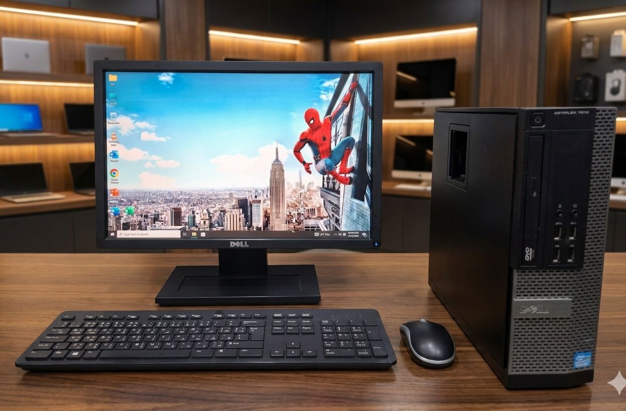 Manama, Computers, BHD 32,  Lowest Price Offer DELL Core I5 Computer Full Set + DELL 19" Wide Monitor Price 32BD Only
