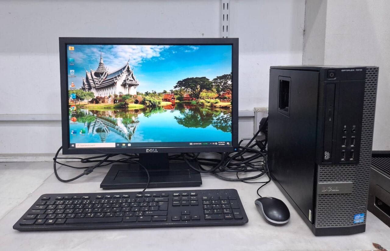 Manama, Computers, BHD 32,  Lowest Price Offer DELL Core I5 Computer Full Set + DELL 19" Wide Monitor Price 32BD Only