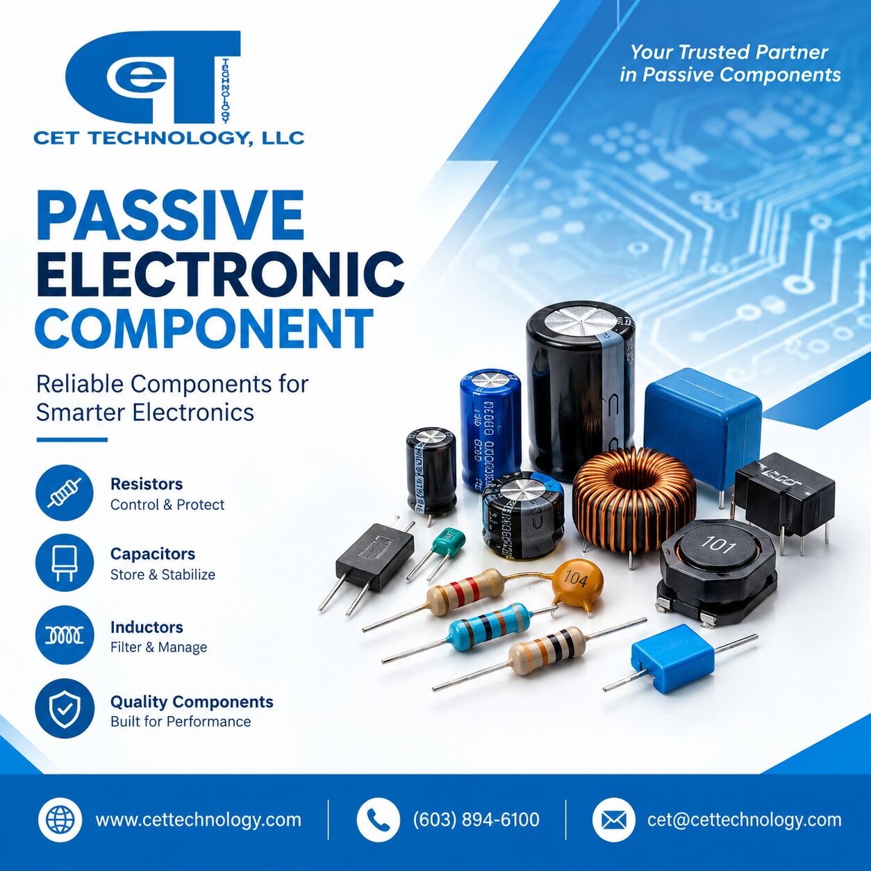 New York, Electronics, Passive Electronic Component Applications In Electronic Systems
