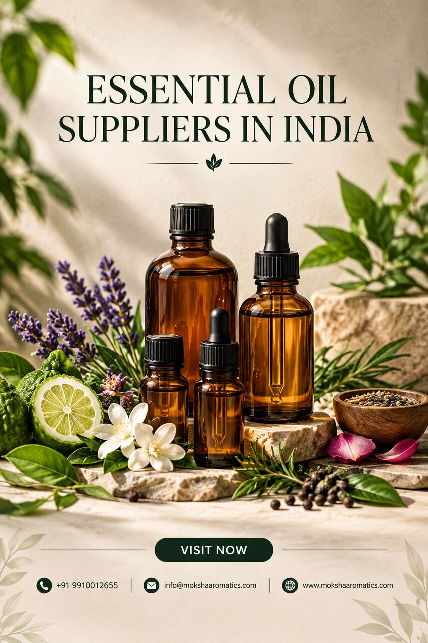 Mumbai, Perfumes & Fragrances, INR 500,  Buy Pure Natural Essential Oils In Bulk From Moksha Aromatics.