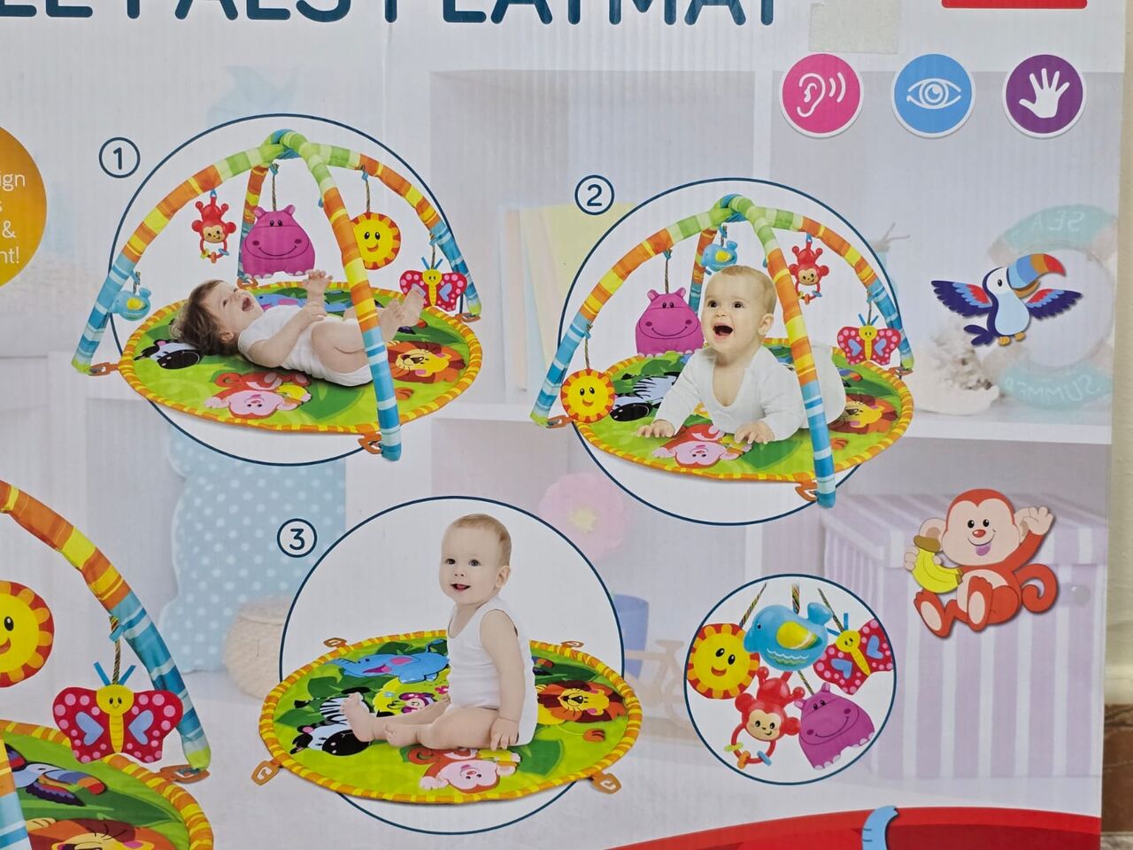 Jeddah, Baby & Kid Stuff, SAR 150,  Baby Activity Jungle Play Mat. New