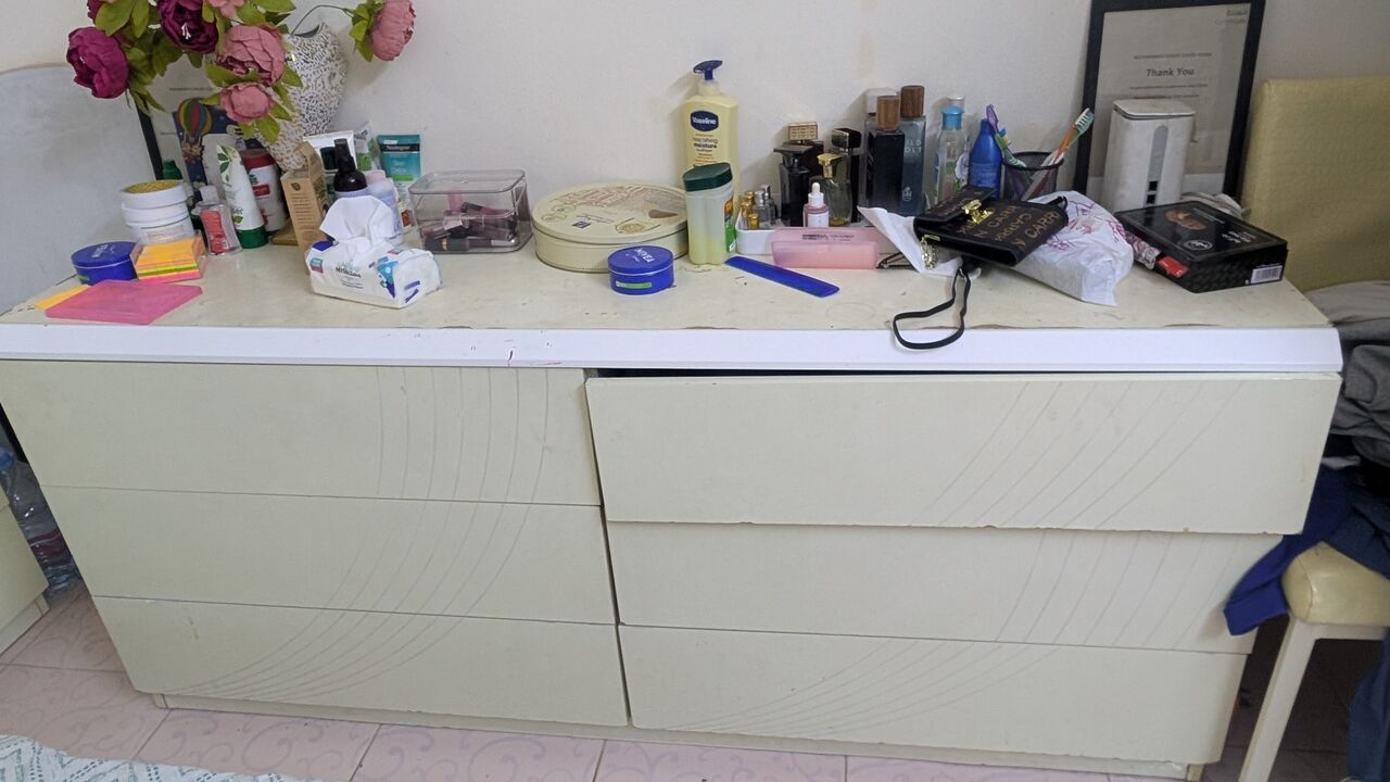 Olaya, Furniture, SAR 500,  Bedroom Set With Almari And Dressing Table