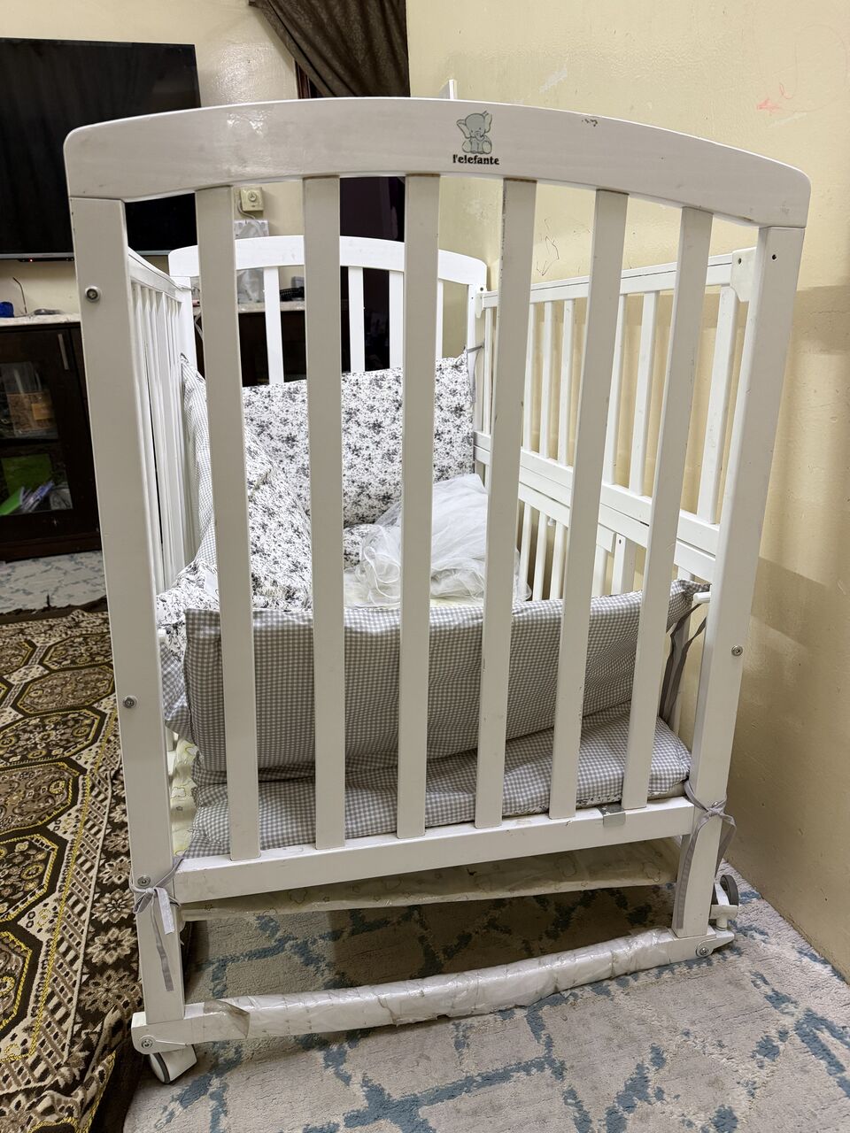 Hara, Household Items, SAR 50,  Baby Cot .. Movable And  Rocking Option &hellip; All New ..