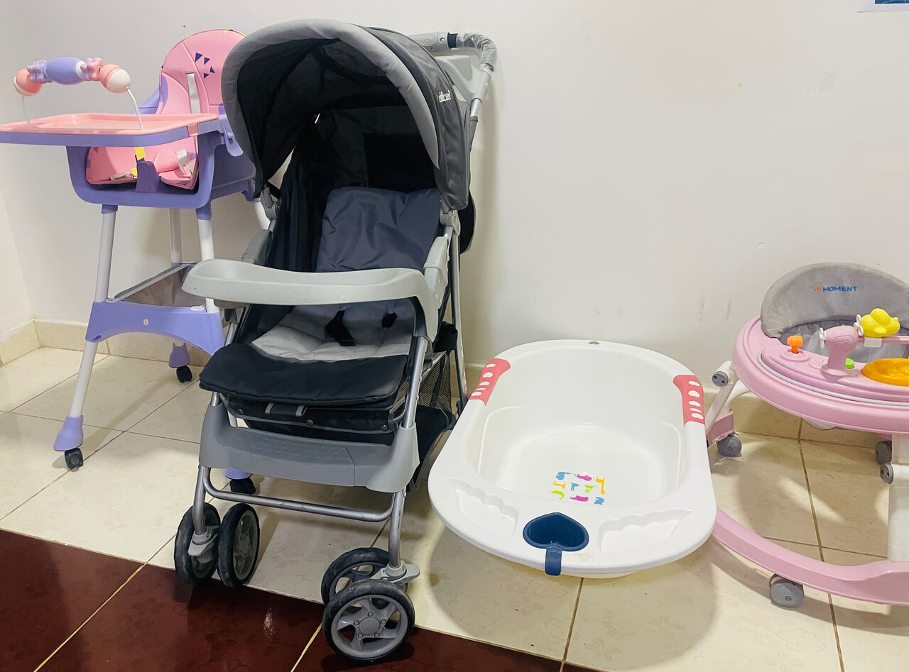 Al-Yarmouk, Baby & Kid Stuff, SAR 400,  Baby Stuff- Water Bath, Stroller, Walker, Seating Chair
