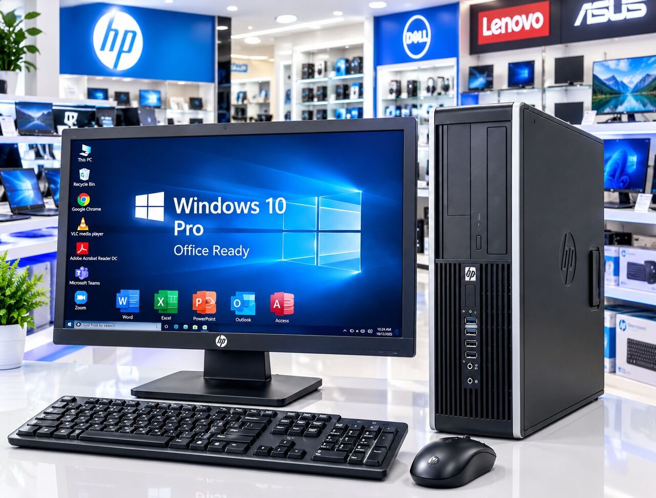 Salmaniya, Computers, BHD 85,  HP CORE I7 COMPUTER SET 3.20Ghz / 16GB RAM 256GB SSD Call/36841488