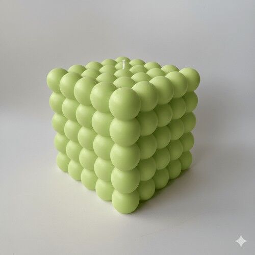 Mumbai, Household Items, INR 399,  Green Bubble Cube Scented Candle For Party & Festivals