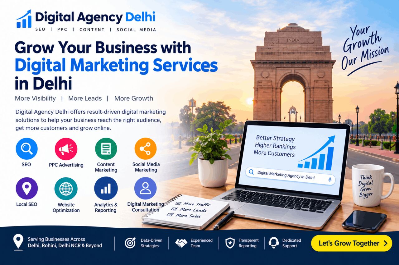 Rohini, Marketing, Digital Marketing Services In Delhi: Grow Your Business With The Right Digital Strategy