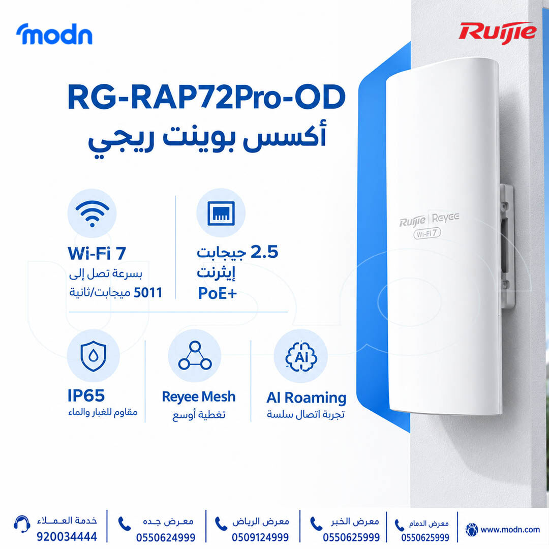 Jeddah, Electronics, SAR 1,  أكسس بوينت ريجي Reyee RG-RAP72Pro-OD