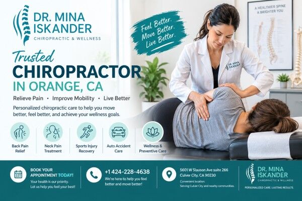 Kabul, Health, Best Chiropractor Near Orange, CA