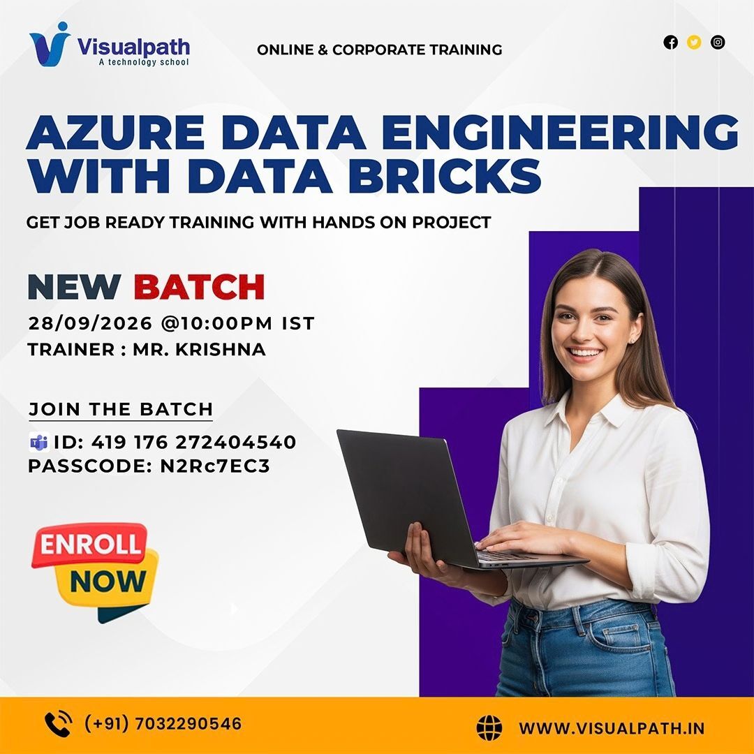 Hyderabad, Education, Azure Data Engineering & Databricks New Batch Starts