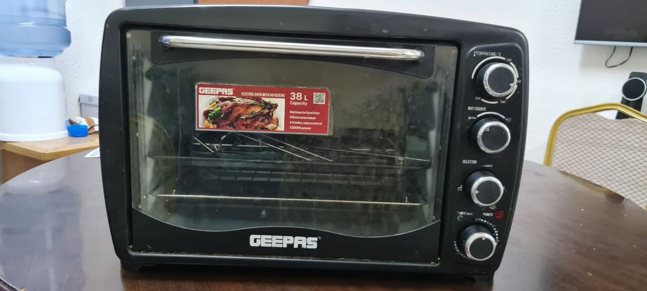 Al Iskan, Appliances, SAR 185,  Geepas 38L Oven & Grill | Rotisserie