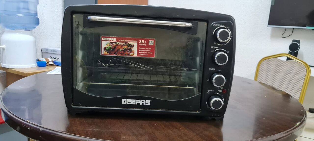 Al Iskan, Appliances, SAR 185,  Geepas 38L Oven & Grill | Rotisserie