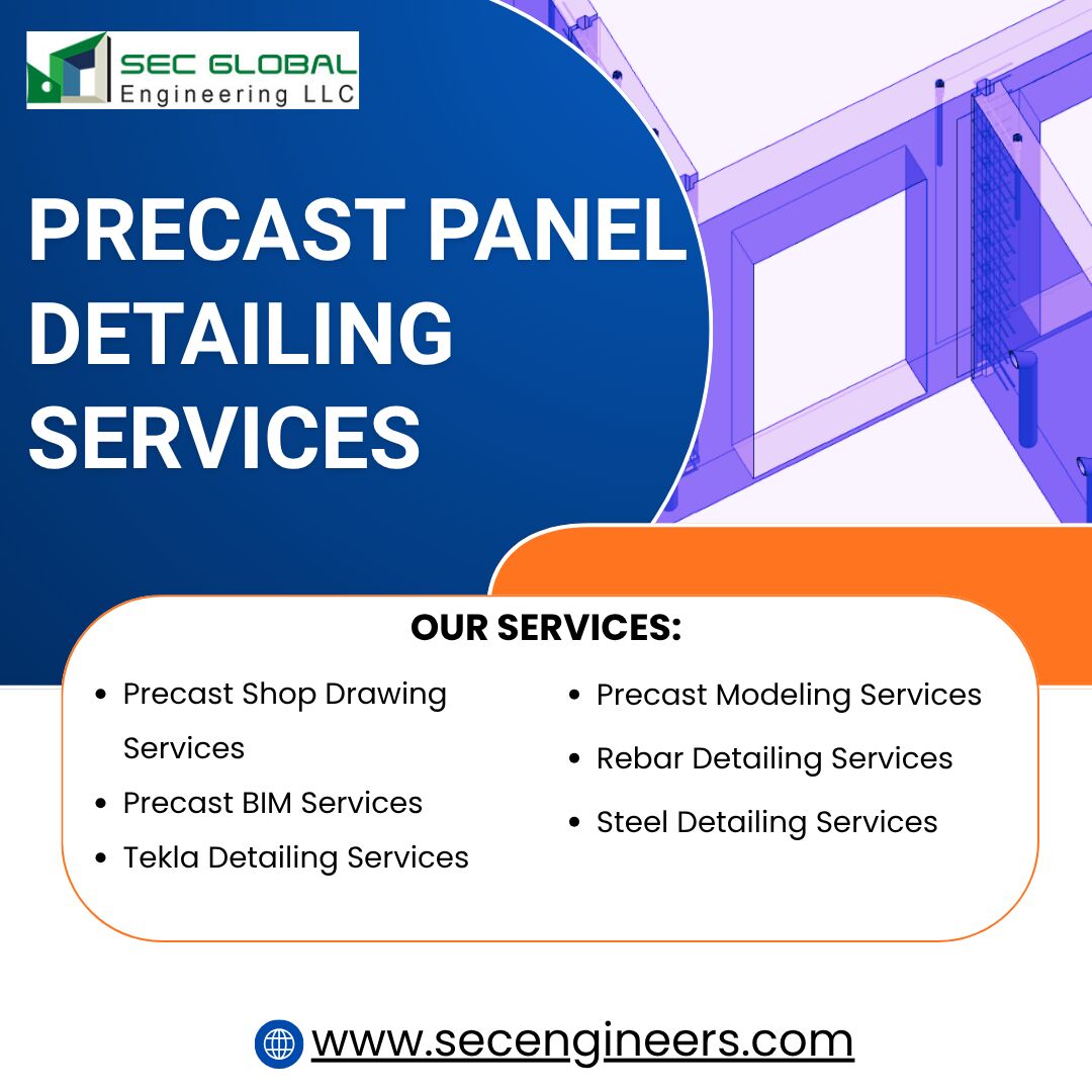 New York, Construction, Get Accurate Precast Panel Detailing Services From Trusted Detailers