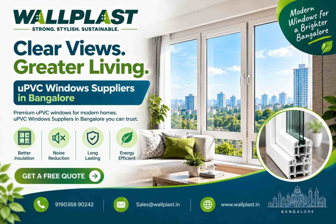 Bangalore, Construction, UPVC Windows Suppliers In Bangalore