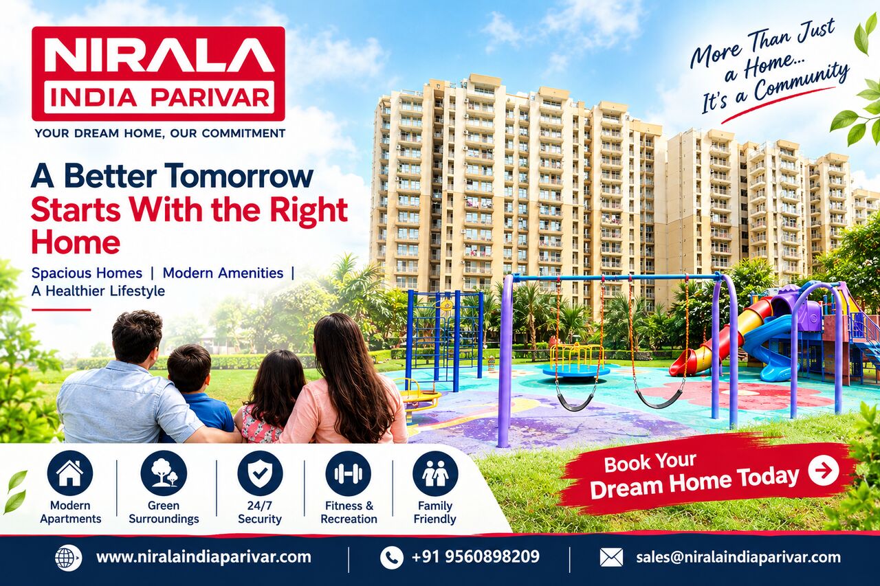 Greater Noida, Real Estate, Premium Homes In Greater Noida West | Nirala India Parivar