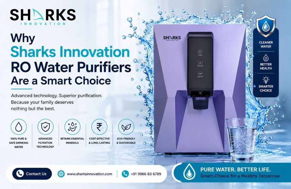 Hyderabad, Appliances, INR 15000,  Why Sharks Innovation RO Water Purifiers Are A Smart Choice