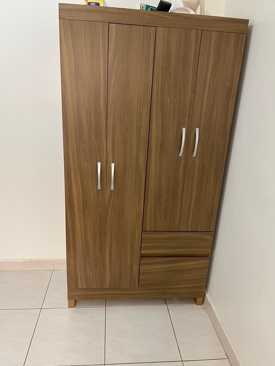 Riyadh, Furniture, SAR 350,  4- Door Wardrobe With 2 External Drawers