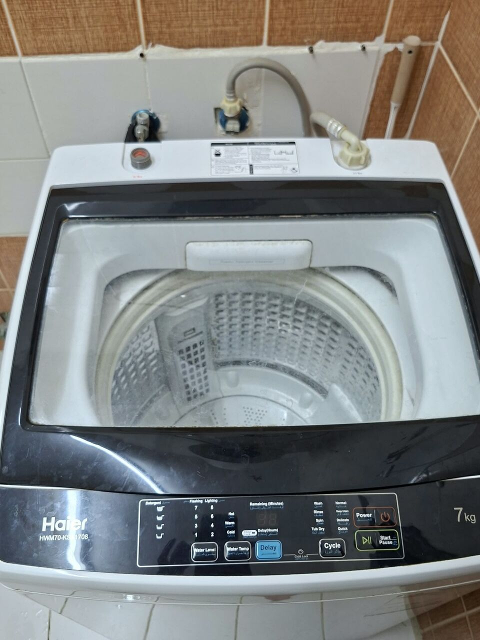 Riyadh, Electronics, SAR 600,  Haier 7 Kg Fully Automatic Top Load Washing Machine