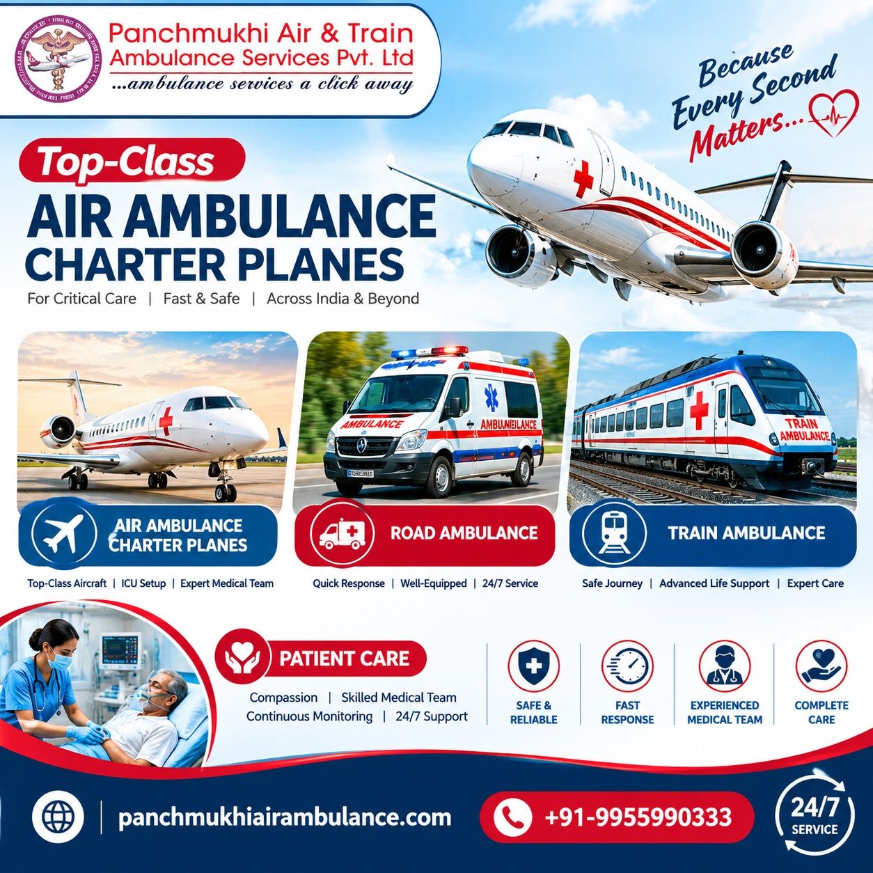 Mumbai, Health, Panchmukhi Best Patient Shifting Ambulance In Thiruvananthapuram- Casualties Are Avoided