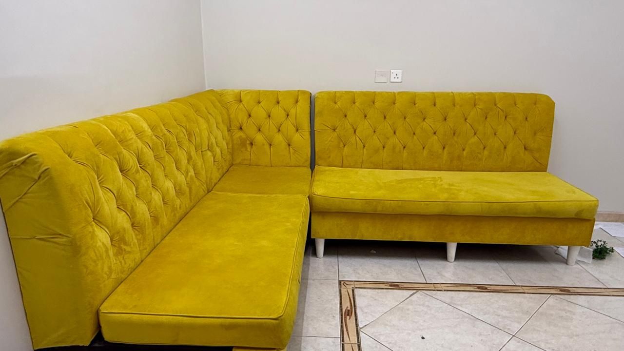 Riyadh, Furniture, SAR 200,  Yellow Sofa For Sale