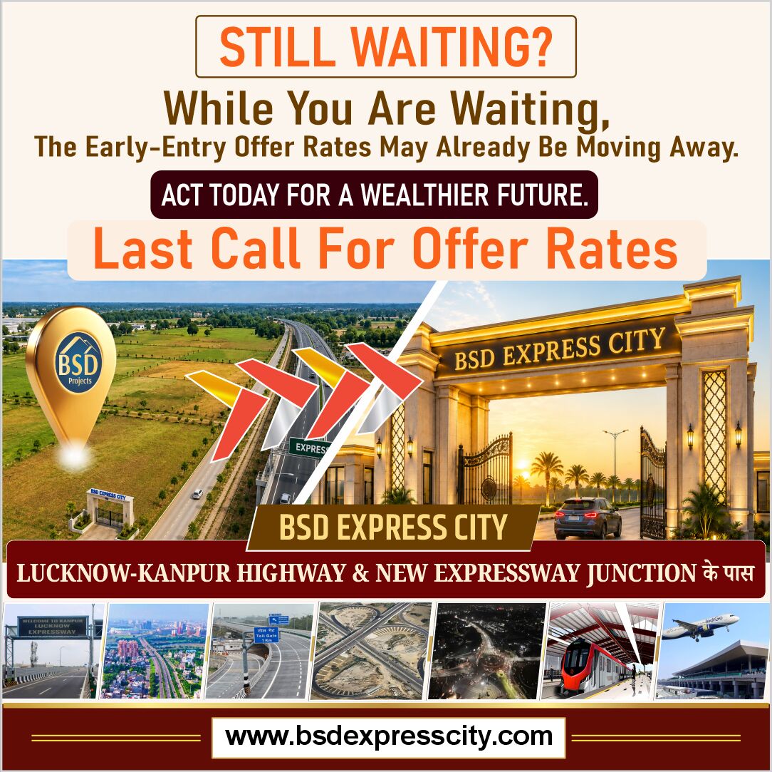 Lucknow, Real Estate, Plots Near Lucknow-Kanpur Expressway