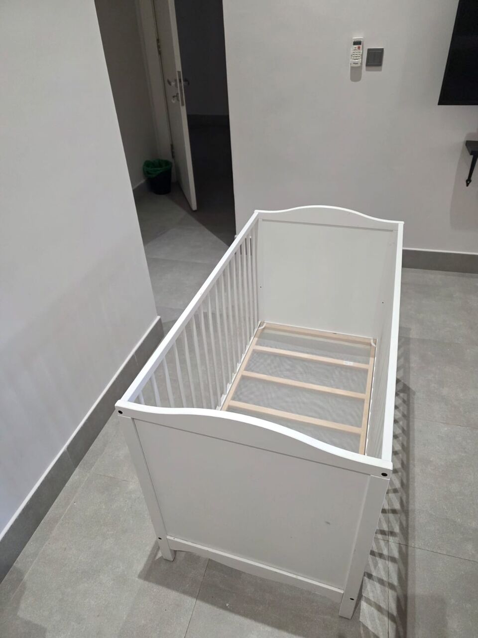 Riyadh, Baby & Kid Stuff, SAR 575,  IKEA SUNDVIK Baby Cot &ndash; White &ndash; 60&times;120 Cm