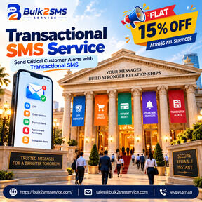 Gurgaon, Marketing, Send Critical Customer Alerts With Transactional SMS Service