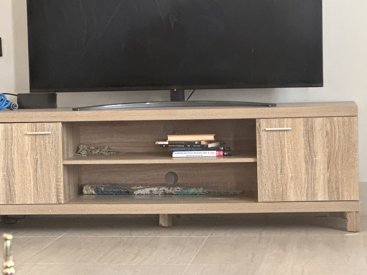 Riyadh, Furniture, SAR 250,  Tv Cabinet New Condition