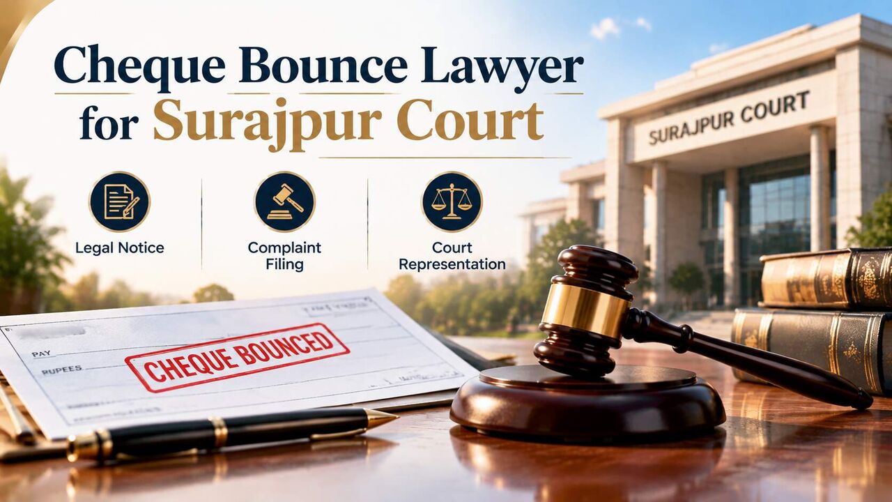 Ghaziabad, Legal, Hire Cheque Bounce Lawyer For Surajpur Court