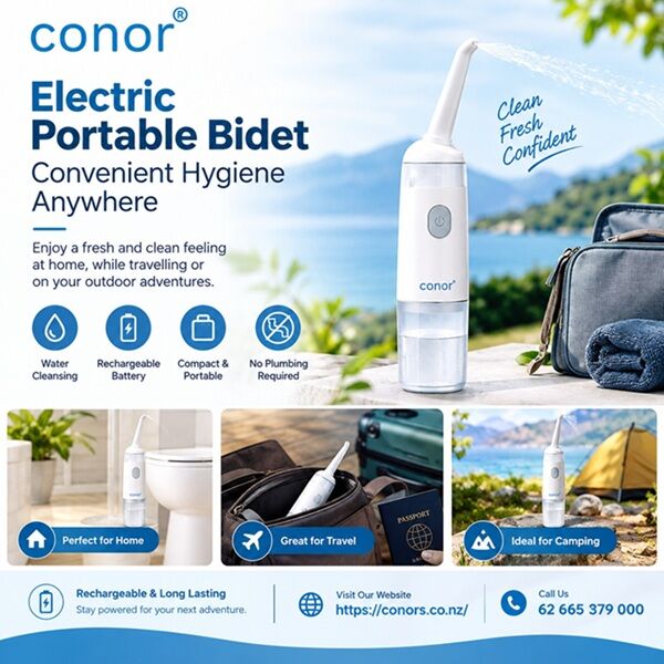 Auckland, Cleaning, Electric Portable Bidet: Convenient Hygiene Anywhere