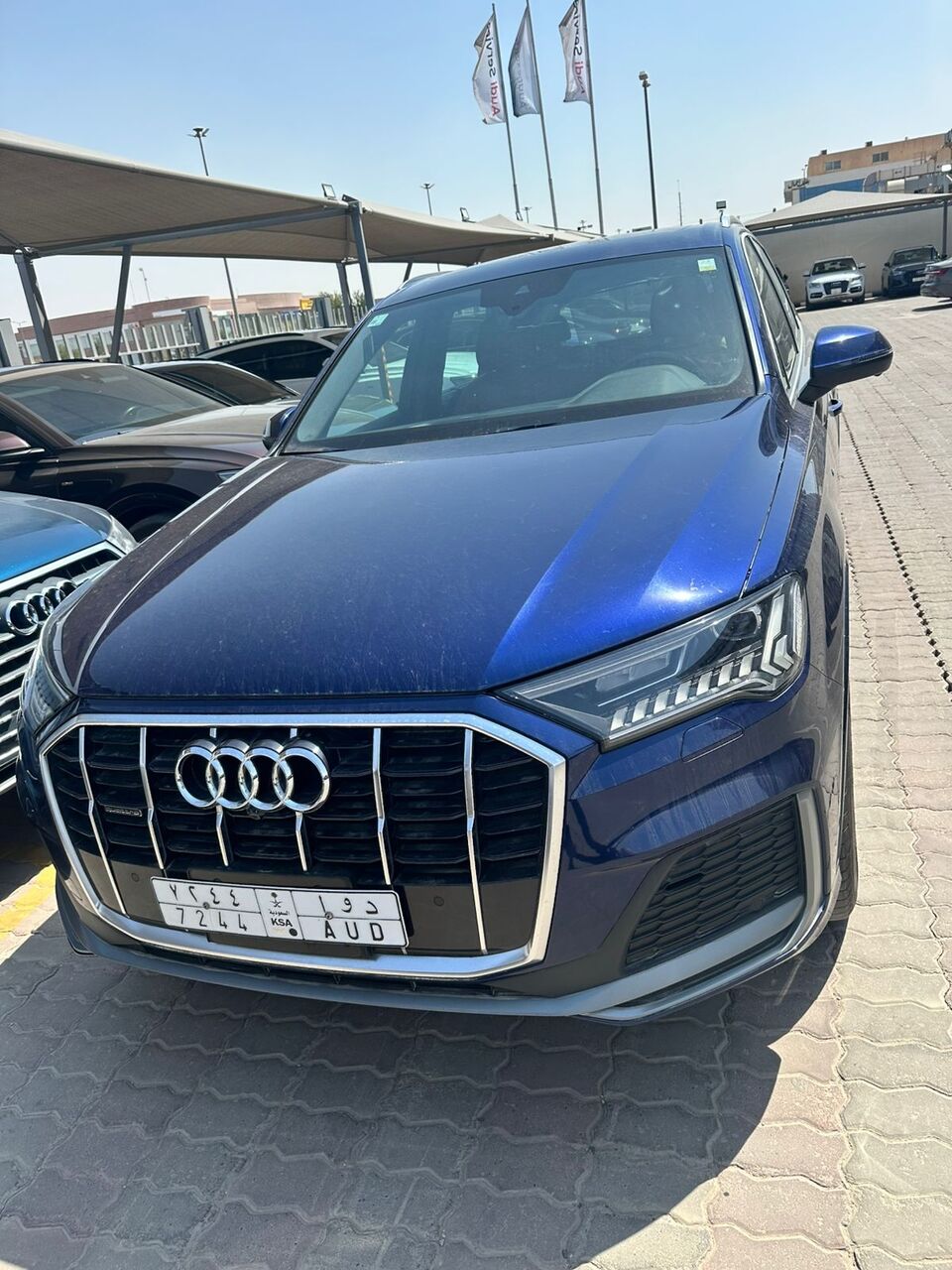Olaya, Vehicle Lease Transfer, SAR 190000,  🚘Audi Q7 45 TFSI Quattro 2021 | 34,200 KM | Accident-Free | Scratch-Free | SAR 190,000