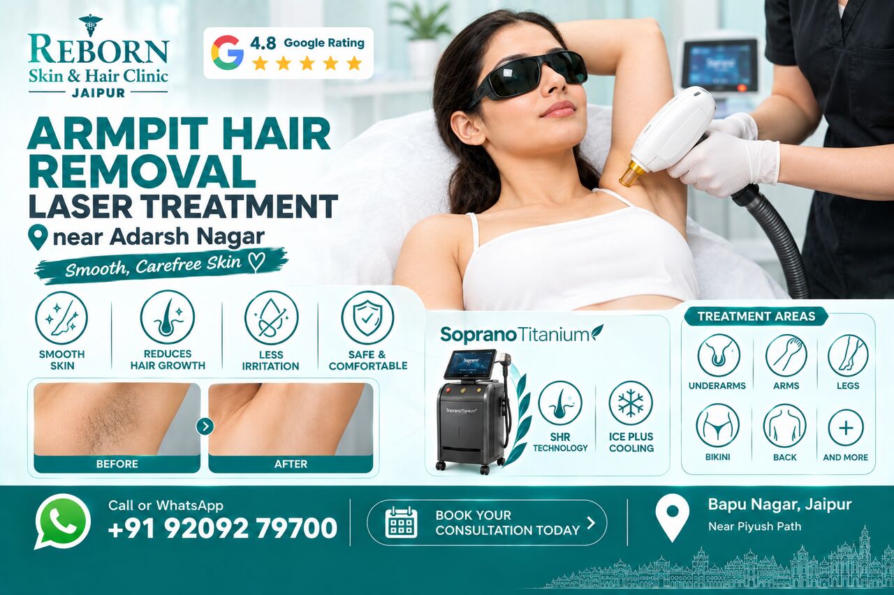 Jaipur, Health & Beauty Items, INR 2500,  Armpit Hair Removal Laser Treatment Near Adarsh Nagar Jaipur