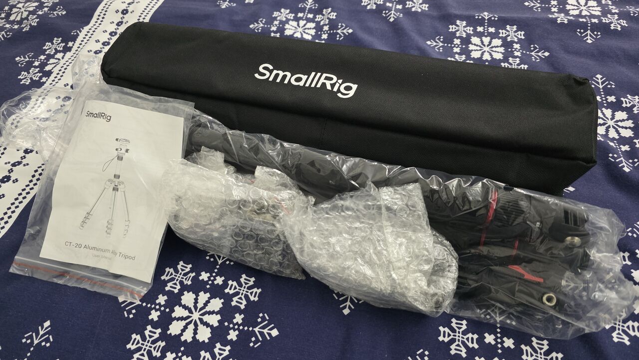 Riyadh, Photo & Video, SAR 250,  SmallRig CT-20 Alloy Tripod - New Packed