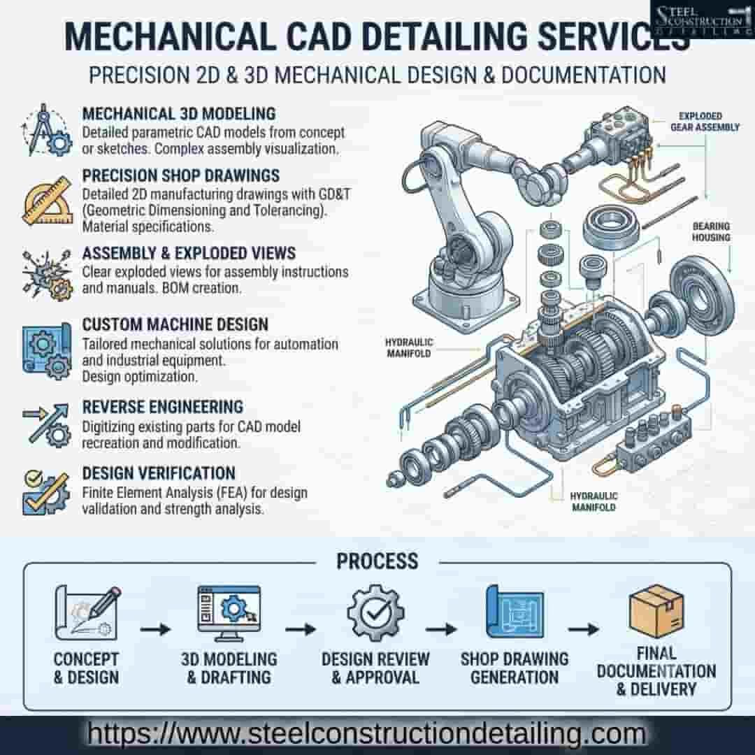 New York, Construction, Mechanical CAD Detailing Services For Modern Projects In Denver