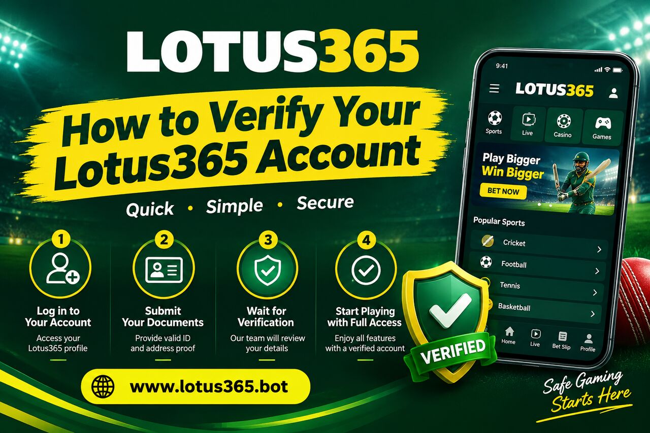Pune, Business, How To Verify Your Lotus365 Account