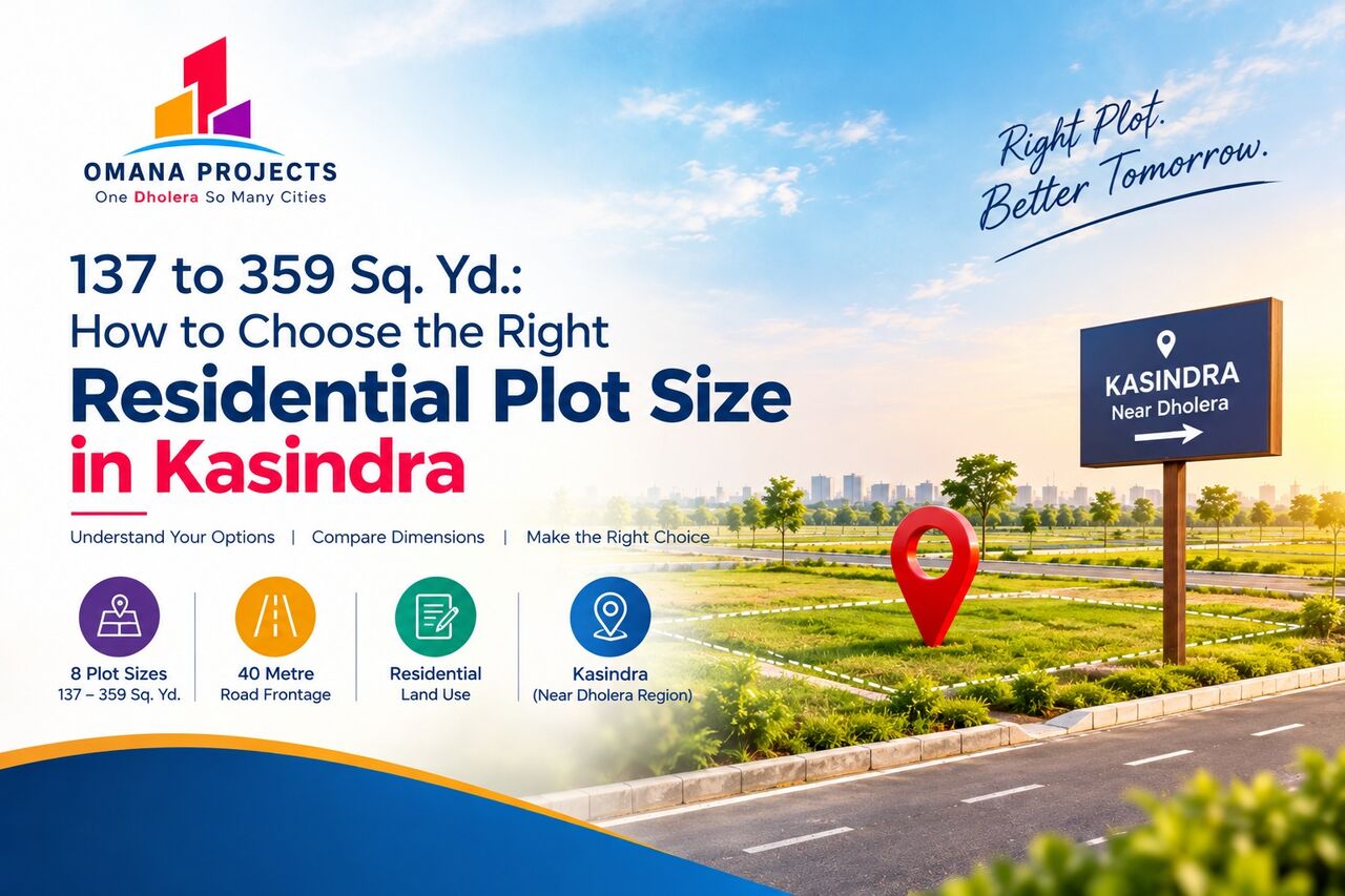 Mumbai, Residential Plots, INR 1600000,  137 Sq. Yard,  Own A Slice Of Kasindra &mdash; Dholera Estates 1 Plots Starting 137 Sq. Yd.!