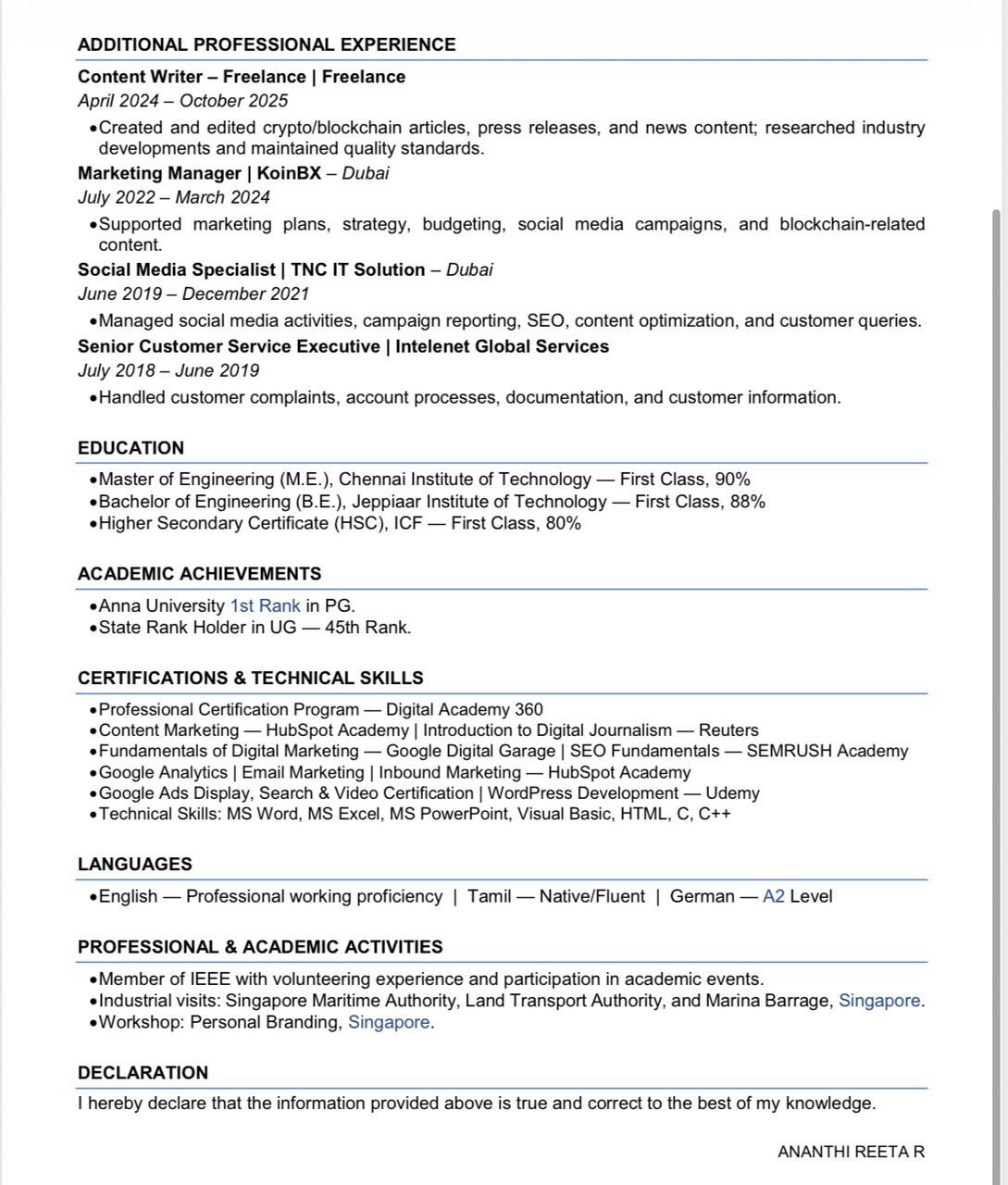 Manama, Job Seekers, Teaching & Training Professional | School Teacher | Assistant Professor | Aptitude & Block