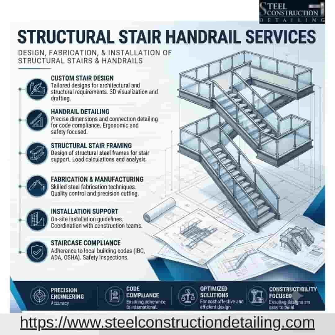 San Francisco, Construction, Get Precise Structural Stair Handrail Services In San Francisco.