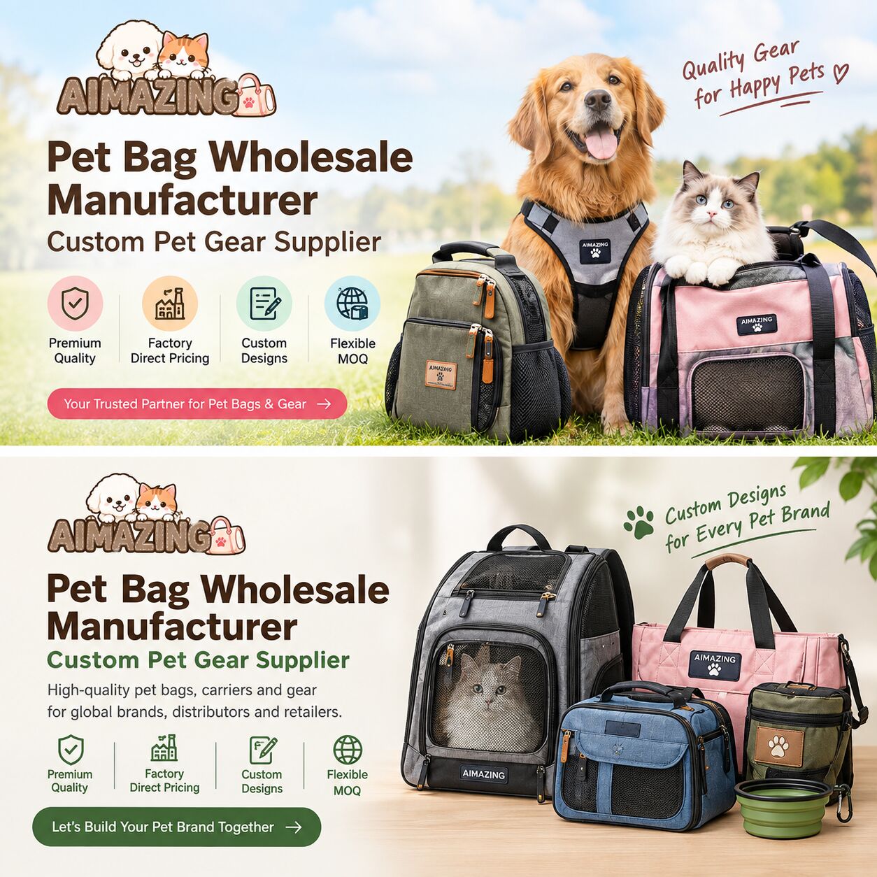 Guangzhou, Wholesale Products, Pet Bag Wholesale Manufacturer &ndash; Custom Pet Gear Supplier | Aimazing