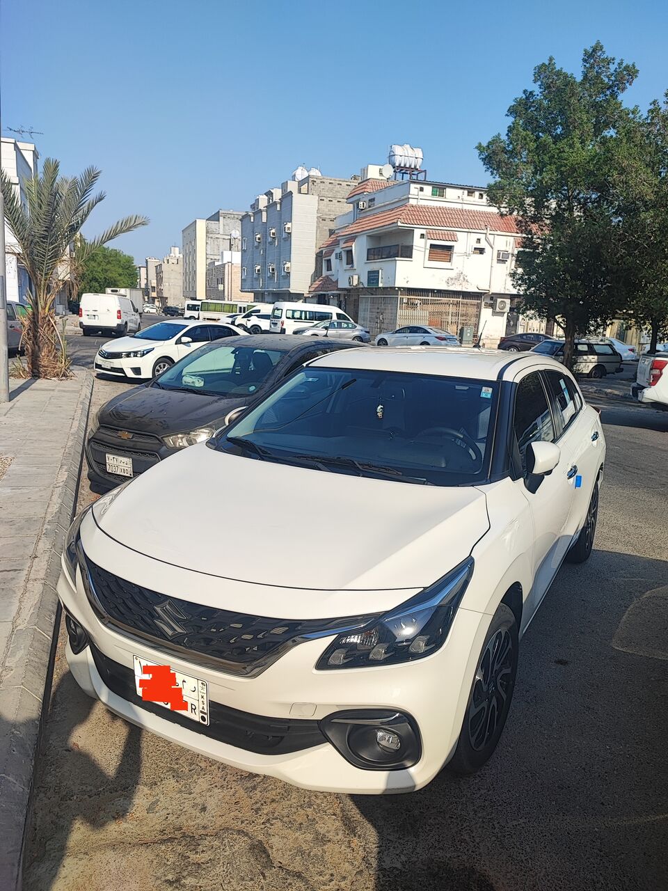 Thuqbah, Vehicles, Cars & Trucks , SA 45000,  Suzuki Baleno,  2025,  Automatic,  17000 KM,  White Suzuji Baleno GLX  Full Option 17000KM