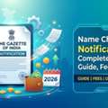 Apply Online For Gazette Name Change Process In India