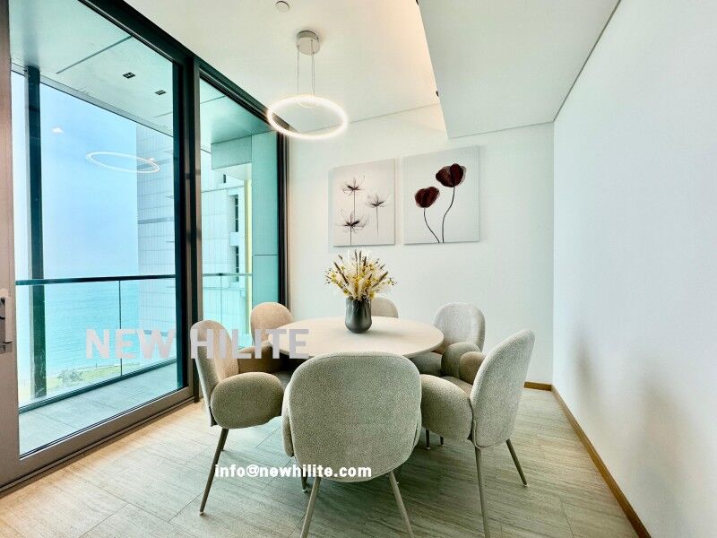 Daiya, Apartments, Flats, Houses & Villas, KWD 1200/month,  3 BR,  Brand New 3BR Sea View Apartment For Rent In Daiya, Kuwait