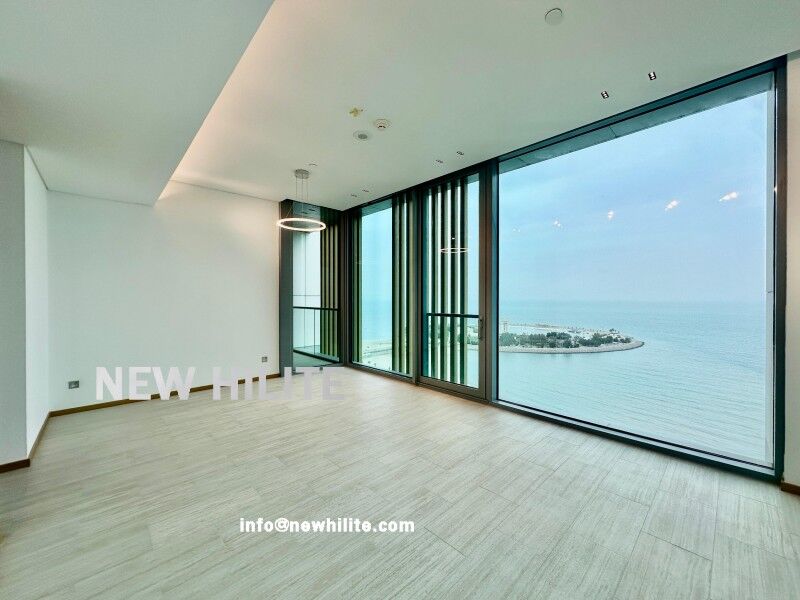Daiya, Apartments, Flats, Houses & Villas, KWD 1200/month,  3 BR,  Brand New 3BR Sea View Apartment For Rent In Daiya, Kuwait