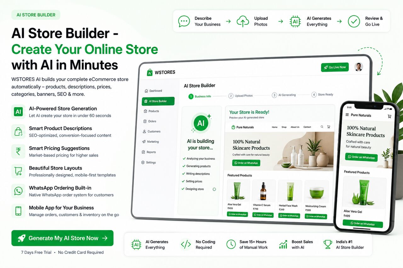 Ahmedabad, Business, AI Store Builder For Fast Ecommerce Growth