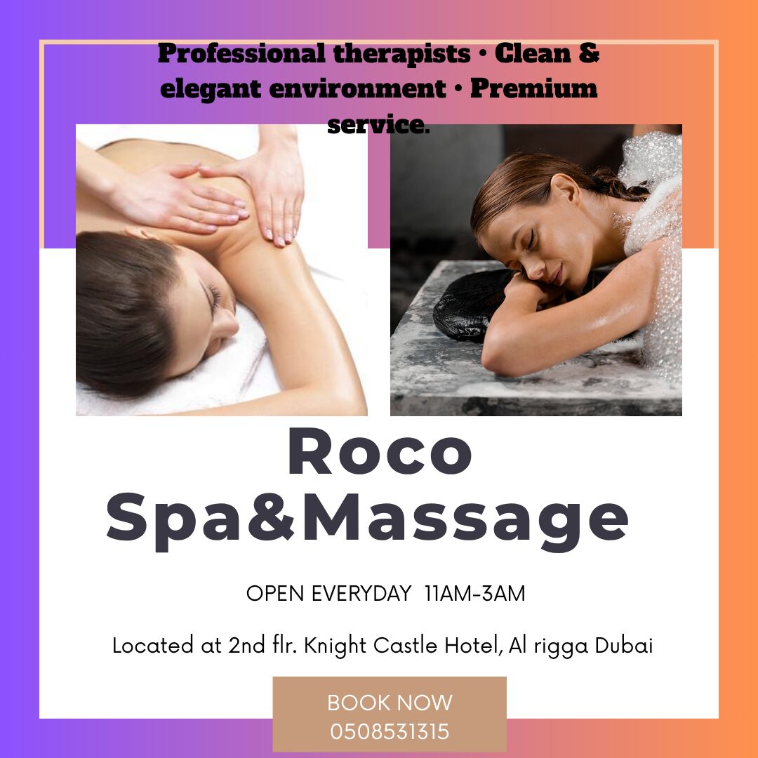 Al Rigga, Health, Relax This Weekend At Roco Spa&Massage