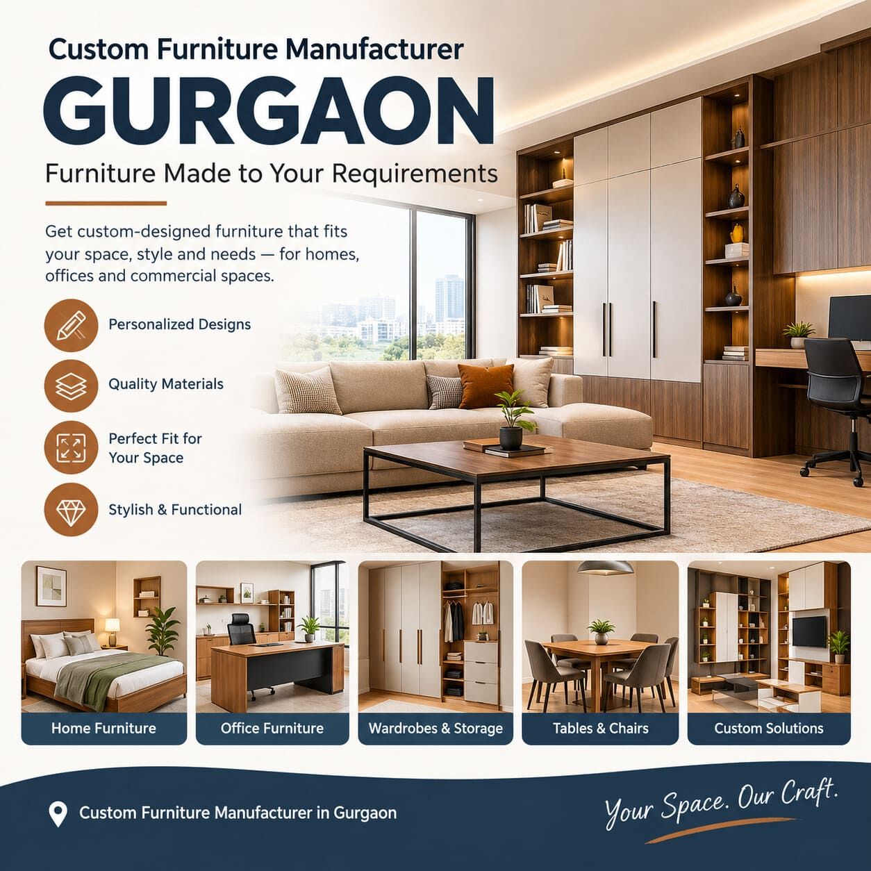 Gurgaon, Business, Custom Furniture Manufacturer Gurgaon &ndash; Furniture Made To Your Requirements