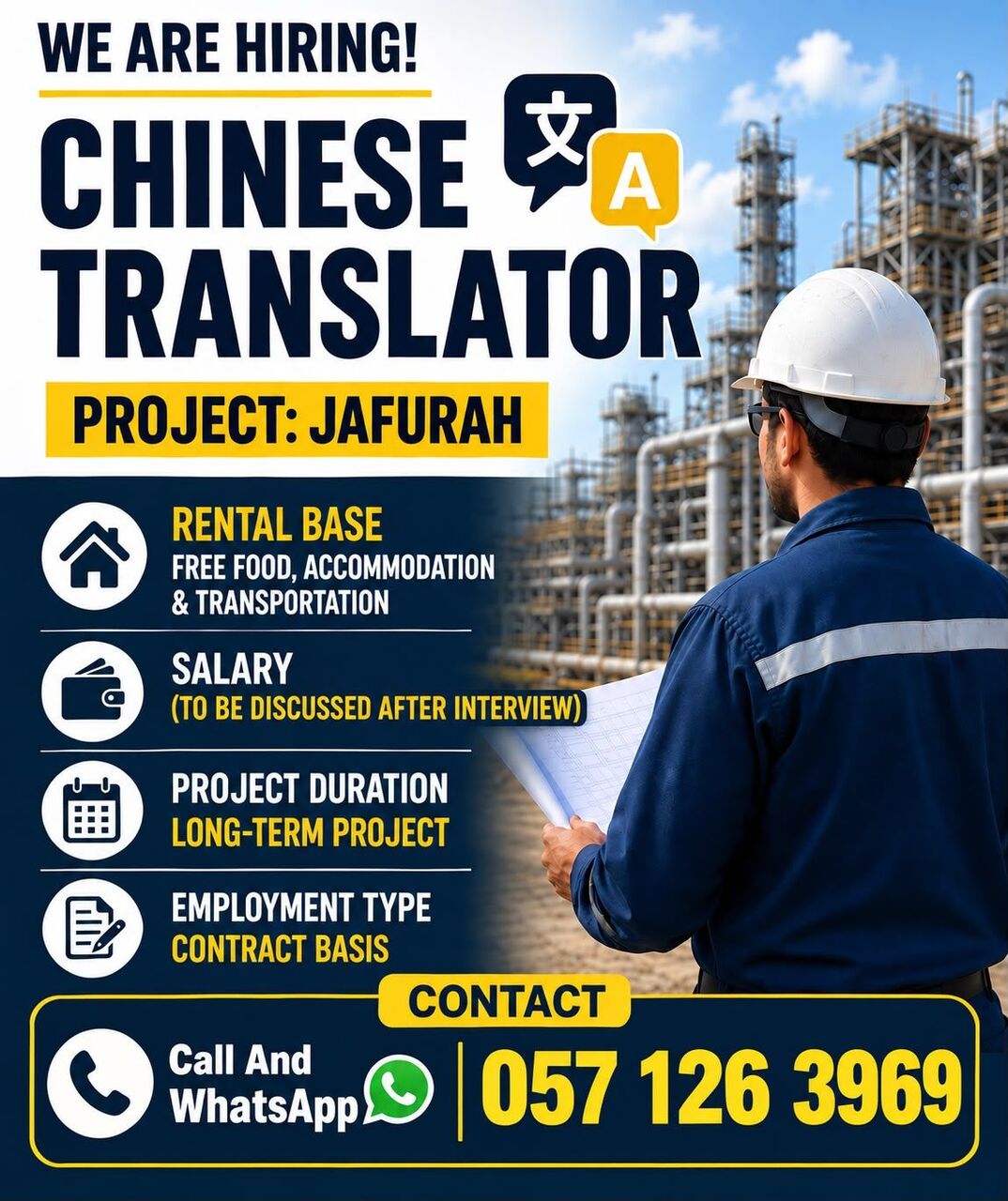 Jubail Industrial City, Jobs, Urgent Need