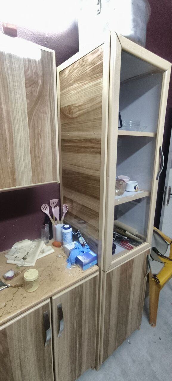 Al Iskan, Household Items, SAR 600,  Selling Kitchen Cabinet And 2 Tables For Just 600 Riyals